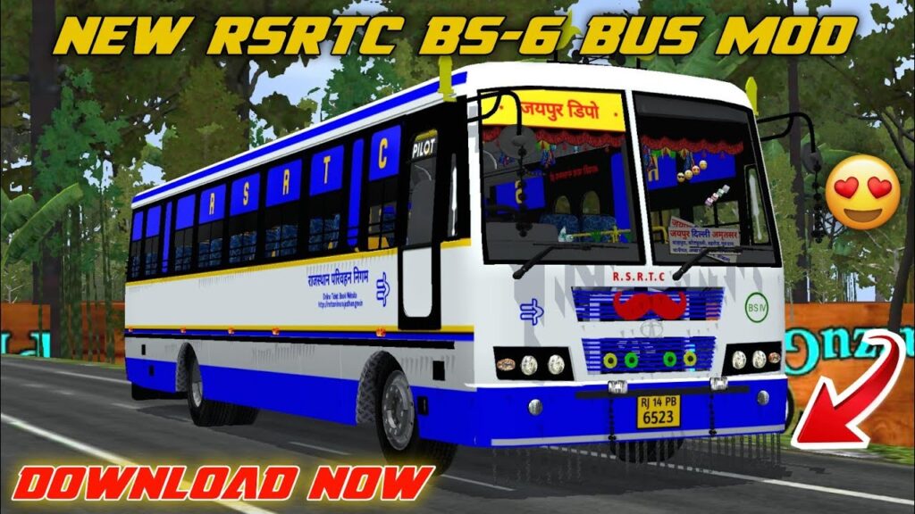 RSRTC Bus Driving in BUSSID Game – 20MB